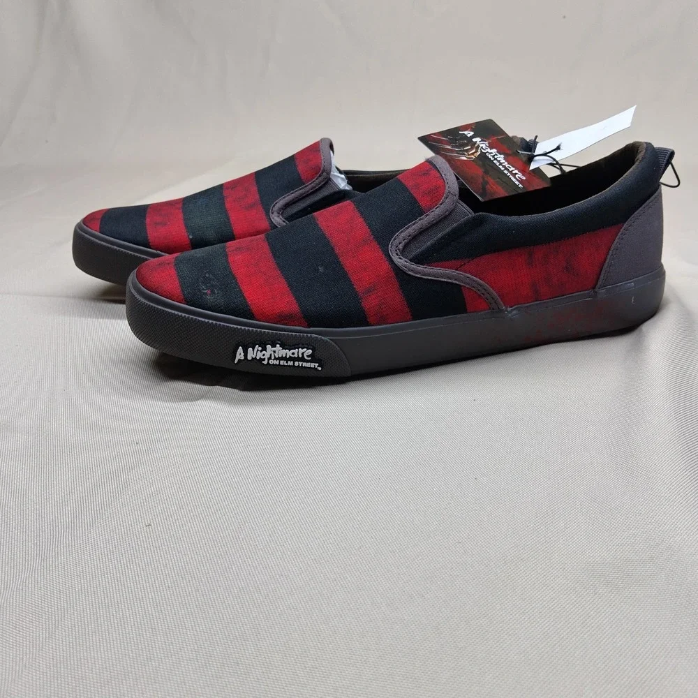 Ground Up A Nightmare on Elm Street Freddy Krueger Slip On Shoes Mens 11.5 NEW